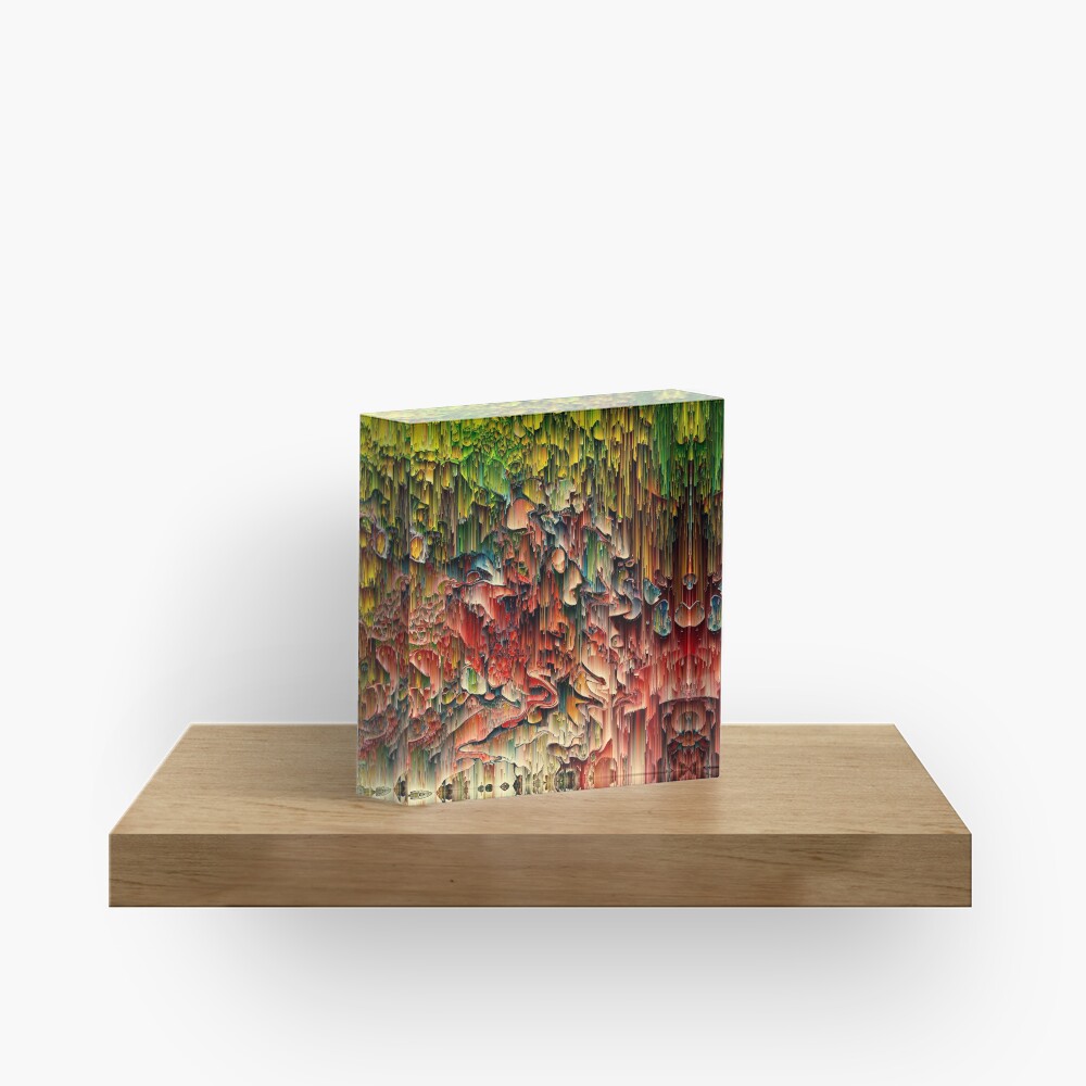 Intriguing - Pixel Art Acrylic Block