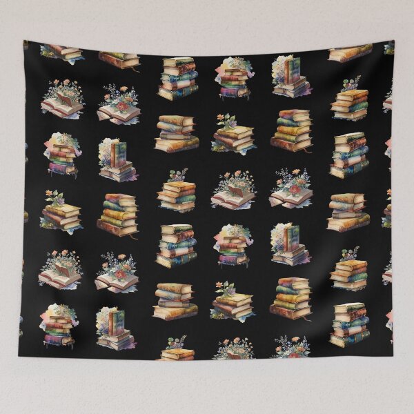 Item preview, Collection of Stacked Vintage Books designed and sold by pixclipart.