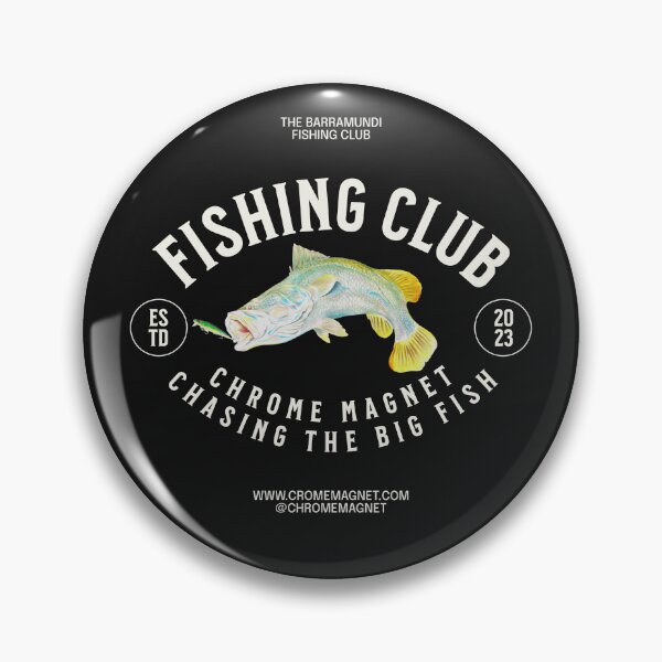 Item preview, Fishing - Barramundi Fishing Club designed and sold by Chrome-Magnet.