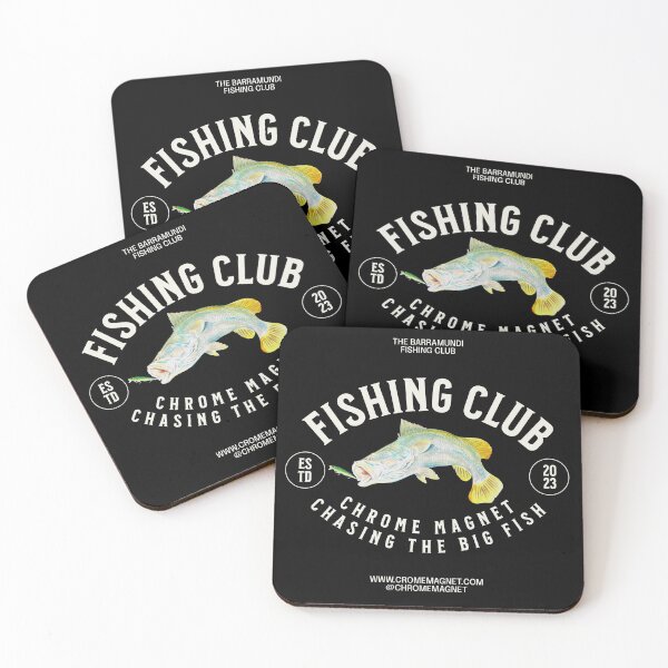 Item preview, Fishing - Barramundi Fishing Club designed and sold by Chrome-Magnet.