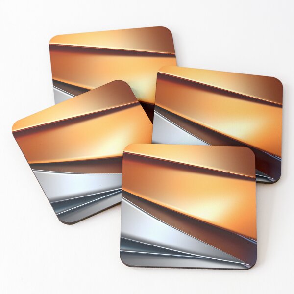 Item preview, Abstract polished colourful metal  designed and sold by workshoot.