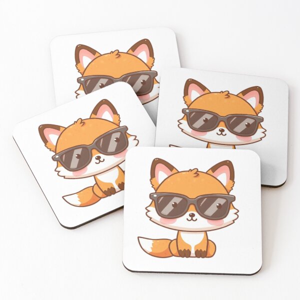 Item preview, fox with sunglasses designed and sold by Kenji11.