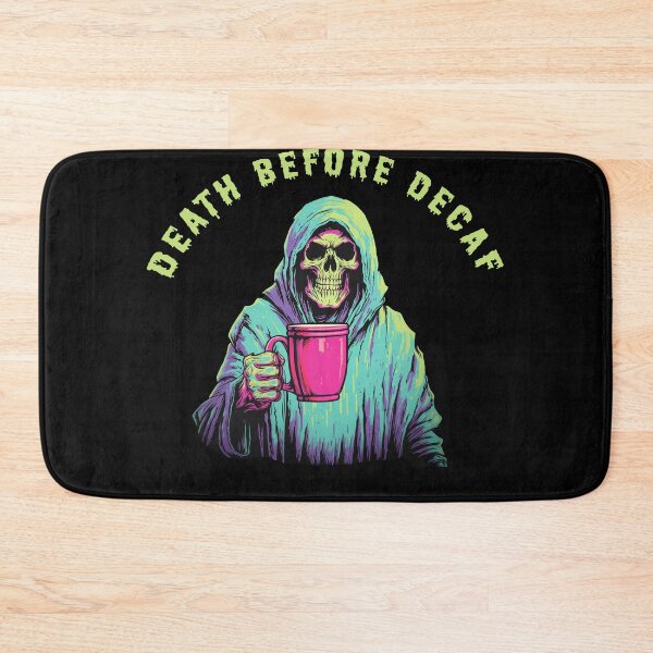 Item preview, Death Before Decaf designed and sold by Synthtier.