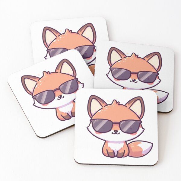 Item preview, fox with sunglasses designed and sold by Kenji11.