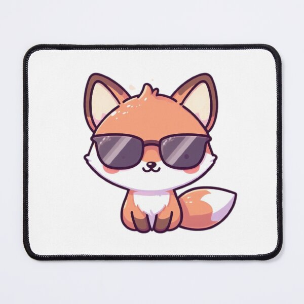 Item preview, fox with sunglasses designed and sold by Kenji11.