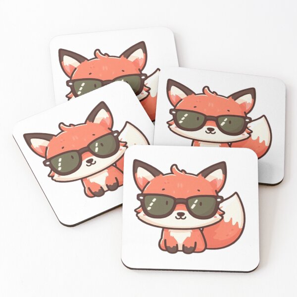 Item preview, fox with sunglasses designed and sold by Kenji11.