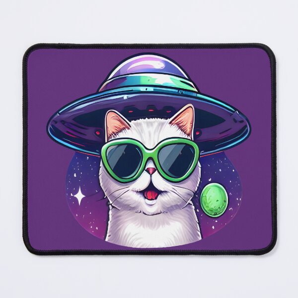 Item preview, Cat UFO Selfie, Cat And UO, Cat Selfie, Kitten, Funny Cat designed and sold by Porcupine Tees ⭐⭐⭐⭐⭐.
