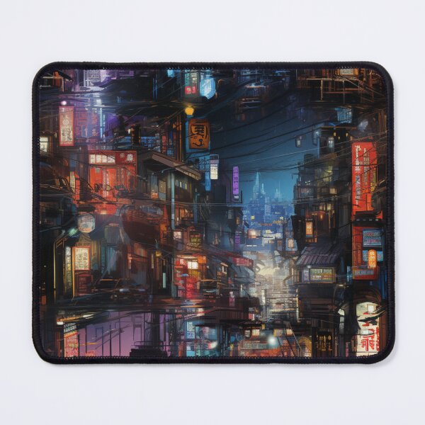 Item preview, Cyberpunk City digital paper designed and sold by Khun-Teera.