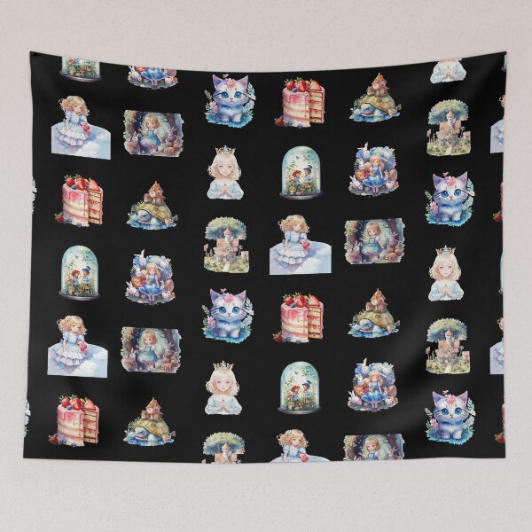 Item preview, Charming Alice in Wonderland Set designed and sold by pixclipart.