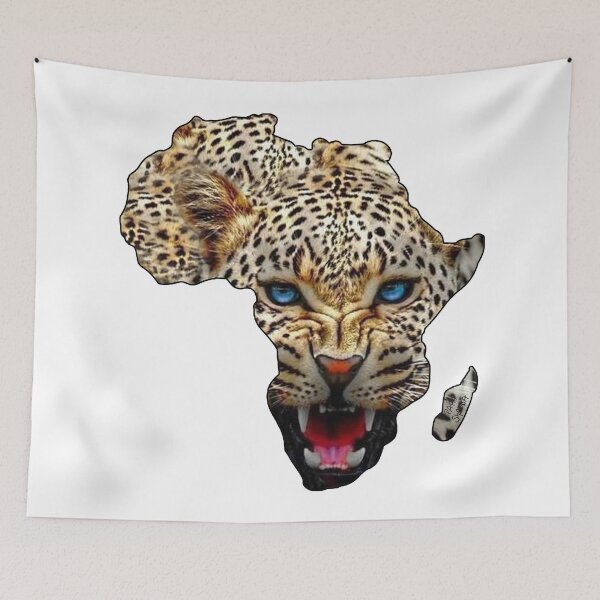 Item preview, Wild Leopard in Mother Continent; Africa; designed and sold by StickerApe.