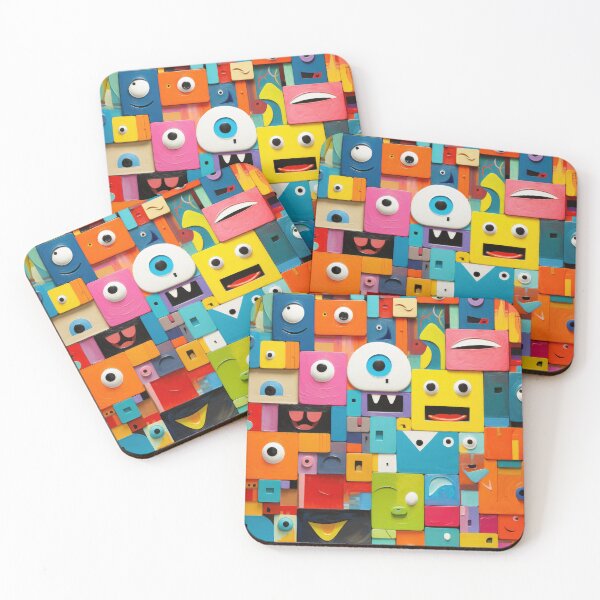 Item preview, Vibrant Faces Collage designed and sold by VisionDuke.