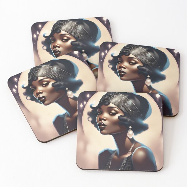 Item preview, 1920s inspired portrait of a girl designed and sold by jellyfishdsgn.