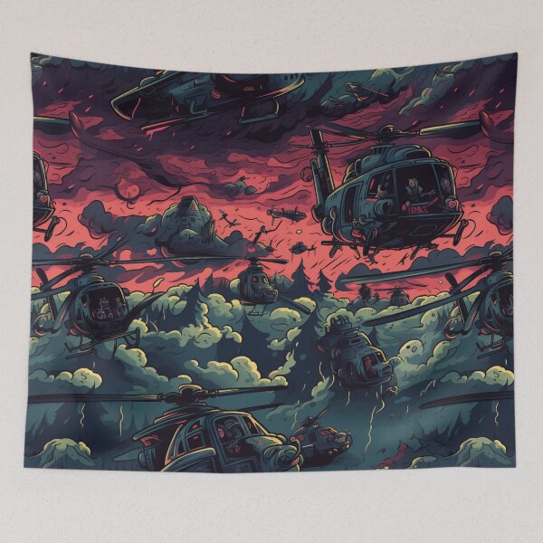 Item preview, Helicopters in the Apocalypse designed and sold by Nicholas Panek.
