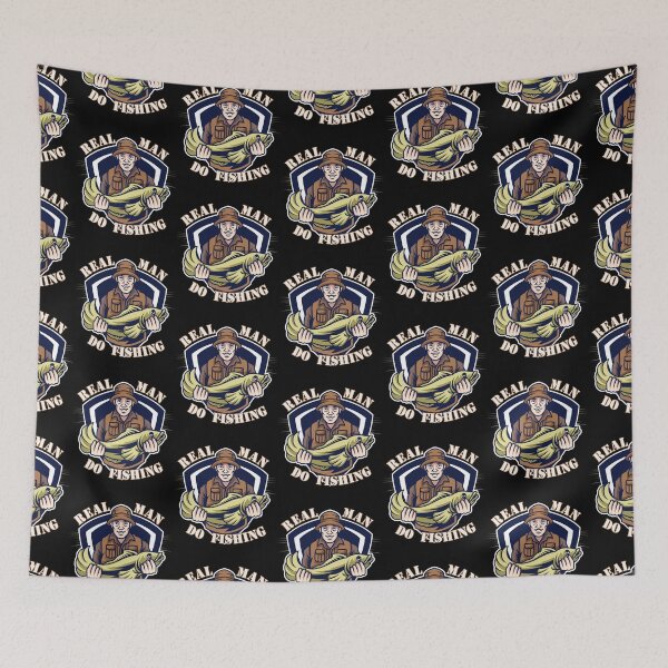 Item preview, Real Man Do Fishing, Unique Fishing Design For Men Women Fishing Fish  designed and sold by EmiAndMike.