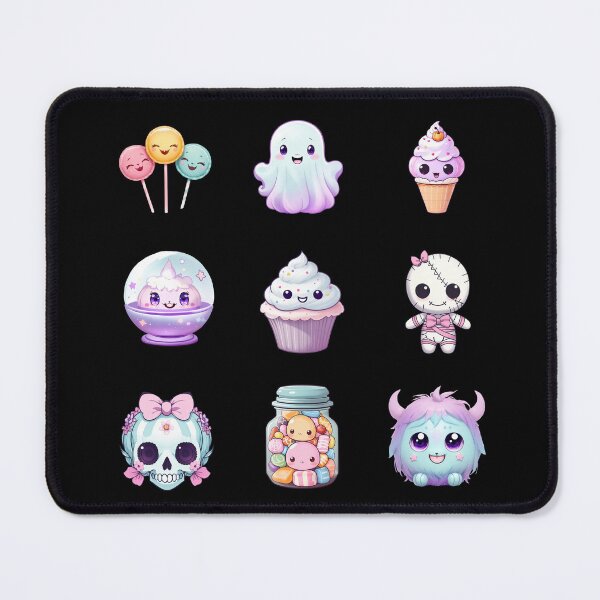 Item preview, Kawaii Halloween Cartoon Characters designed and sold by pixclipart.