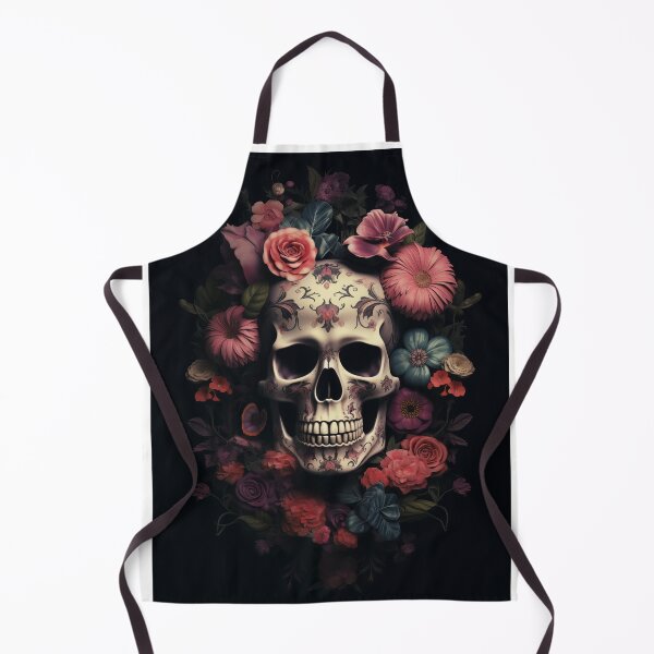 Item preview, Skull with Flowers designed and sold by narenz03.