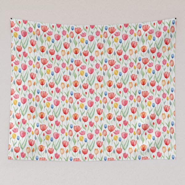 Item preview, Whispering Petals: Embracing the Delight of Cute Tulips designed and sold by qoodesignstudio.