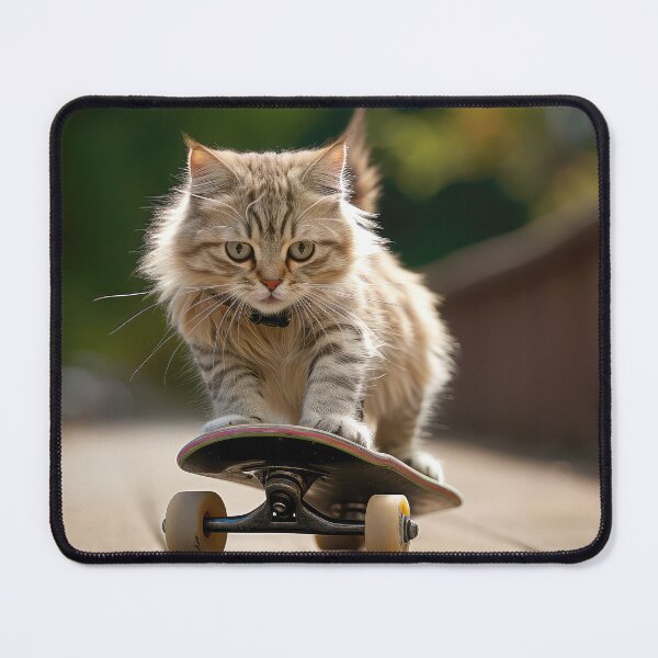Item preview, Tabby Cat on Skateboard designed and sold by Elisabeth Lucas.