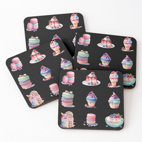 Item preview, Delicious Dessert Illustrations designed and sold by pixclipart.