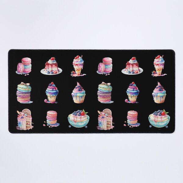 Item preview, Delicious Dessert Illustrations designed and sold by pixclipart.