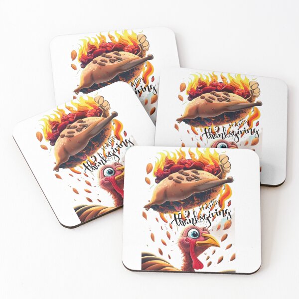 Item preview, Happy Thankgiving, roast turkey designed and sold by ArtFeverShop.