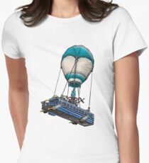 Fortnite Bus Drawing, Colored version Women's Fitted T-Shirt