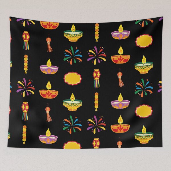 Item preview, Cute Diwali Festival Illustrations designed and sold by pixclipart.