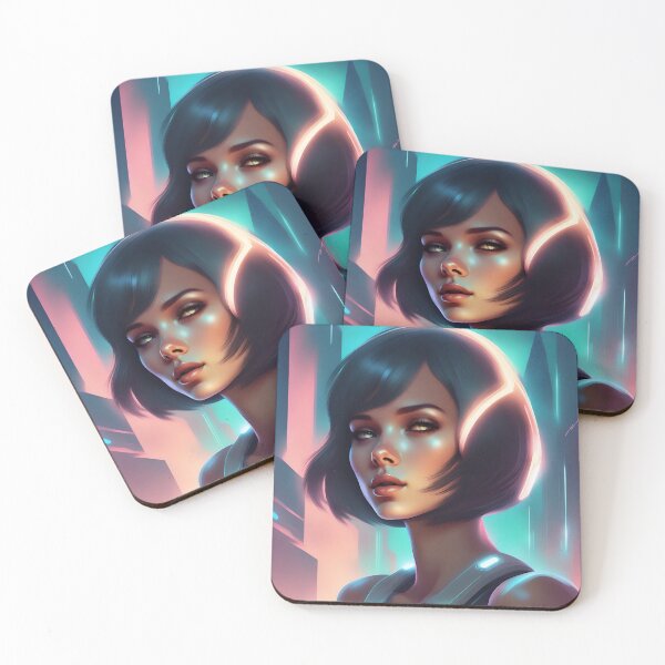 Item preview, Futuristic girl designed and sold by jellyfishdsgn.