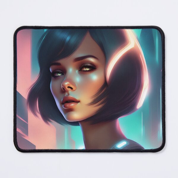 Item preview, Futuristic girl designed and sold by jellyfishdsgn.
