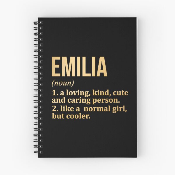 Item preview, Emilia Name Definition in Gold designed and sold by XCIV.