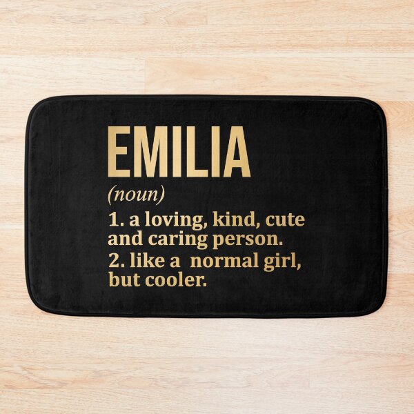 Item preview, Emilia Name Definition in Gold designed and sold by XCIV.