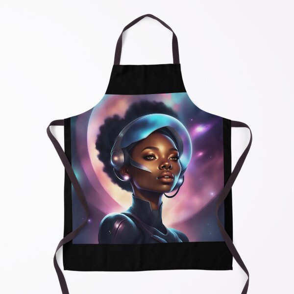 Item preview, Galactic portrait of a girl designed and sold by jellyfishdsgn.
