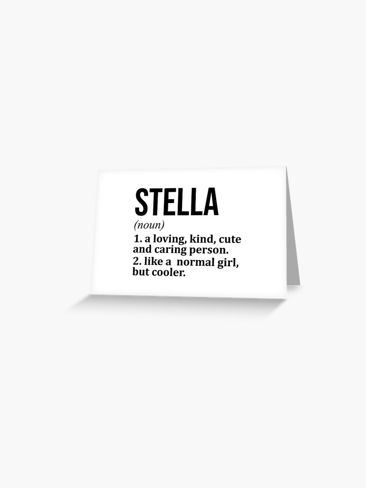 Stella Name Definition