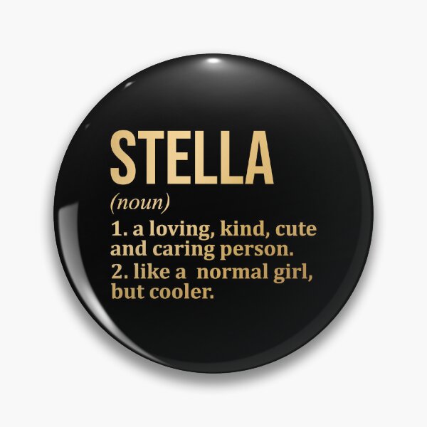 Artikelvorschau, Stella-Namensdefinition in Gold entworfen und verkauft von XCIV.