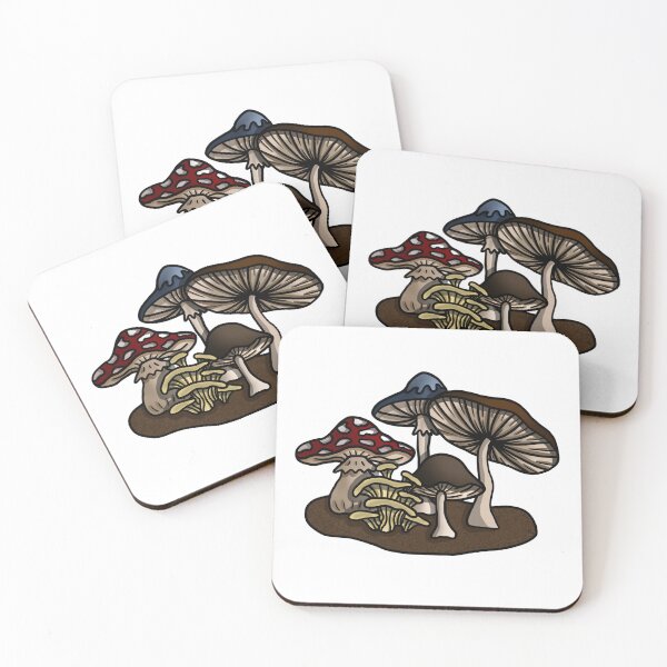 Item preview, Autumn Mushrooms designed and sold by honeybeepaper.