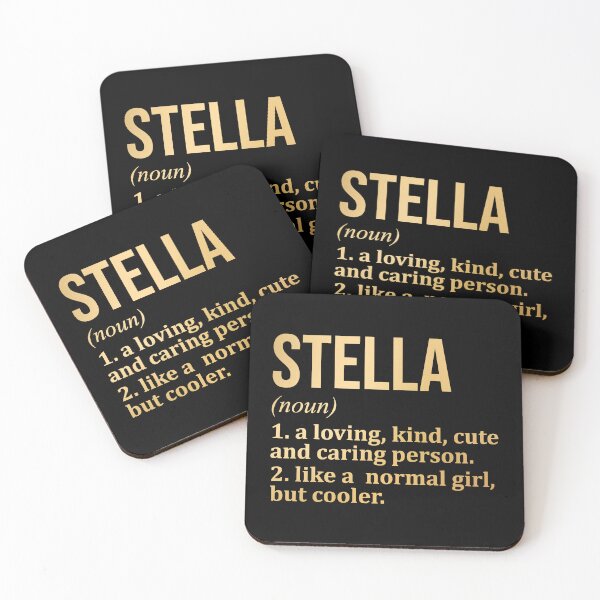 Item preview, Stella Name Definition in Gold designed and sold by XCIV.