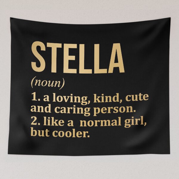 Item preview, Stella Name Definition in Gold designed and sold by XCIV.