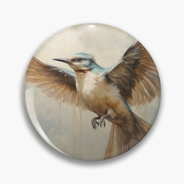 Item preview, Eurasian Nuthatch in Flight designed and sold by Elisabeth Lucas.