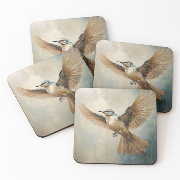 Item preview, Eurasian Nuthatch in Flight designed and sold by Elisabeth Lucas.