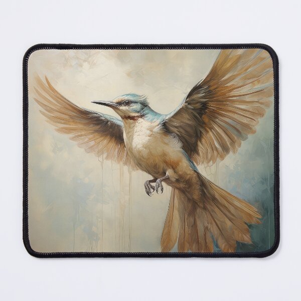 Item preview, Eurasian Nuthatch in Flight designed and sold by Elisabeth Lucas.