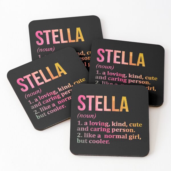 Item preview, Stella Name Definition in Watercolor designed and sold by XCIV.