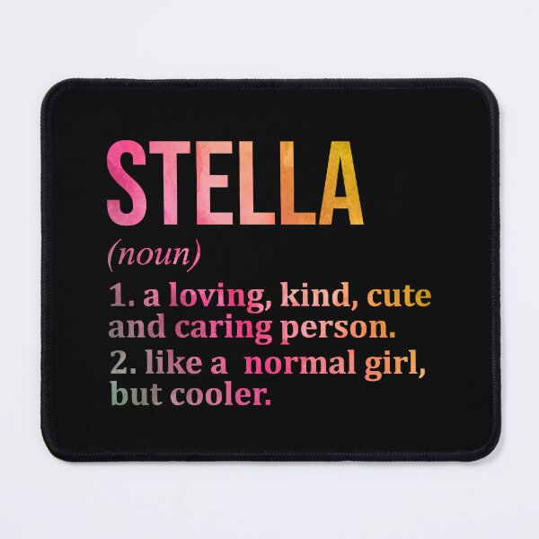 Item preview, Stella Name Definition in Watercolor designed and sold by XCIV.