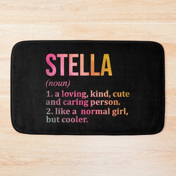 Item preview, Stella Name Definition in Watercolor designed and sold by XCIV.