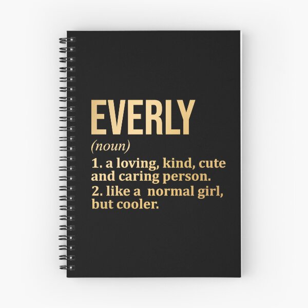 Item preview, Everly Name Definition in Gold designed and sold by XCIV.