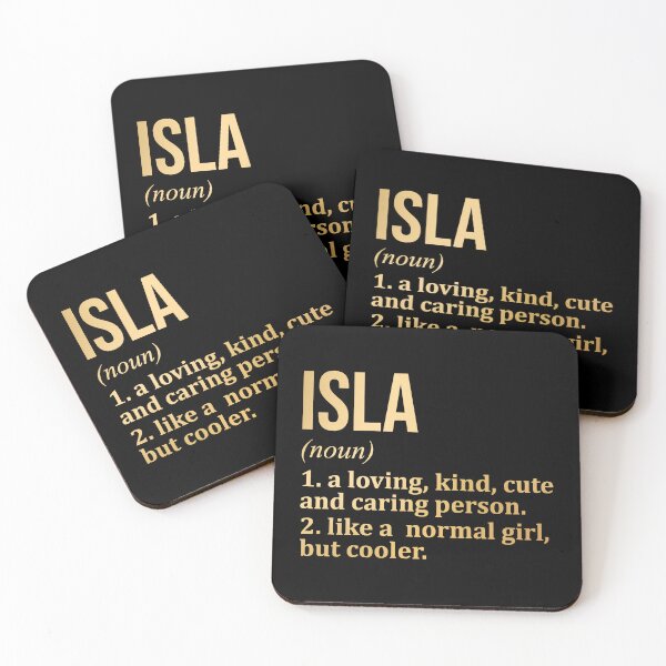 Item preview, Isla Name Definition in Gold designed and sold by XCIV.