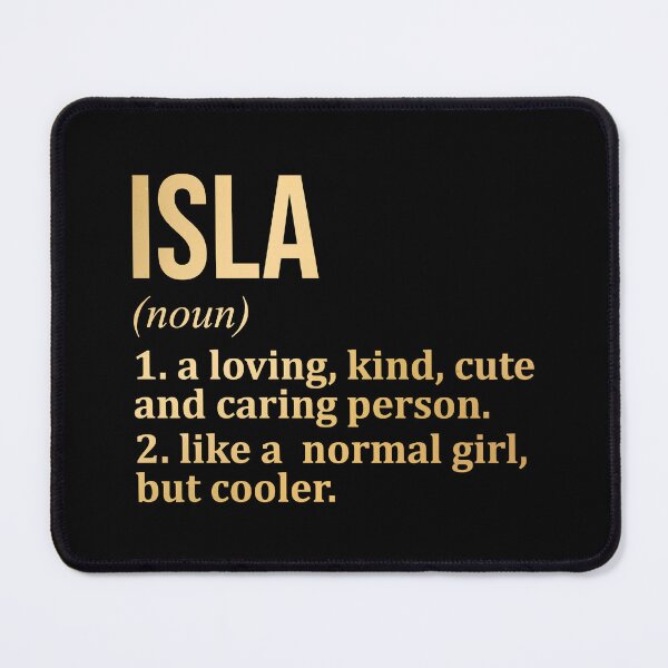 Item preview, Isla Name Definition in Gold designed and sold by XCIV.