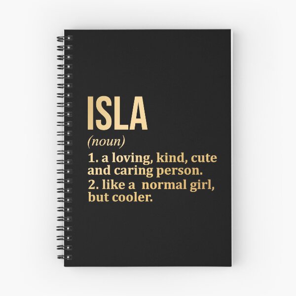 Item preview, Isla Name Definition in Gold designed and sold by XCIV.