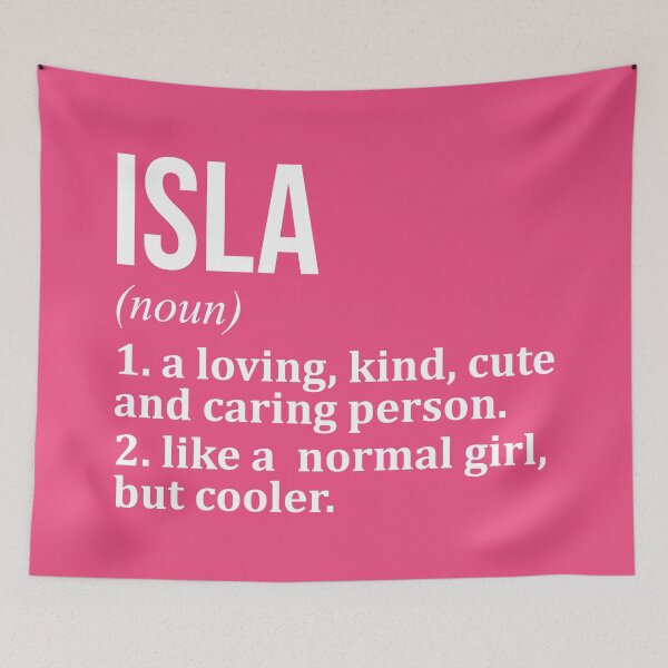 Item preview, Isla Name Definition for Women designed and sold by XCIV.