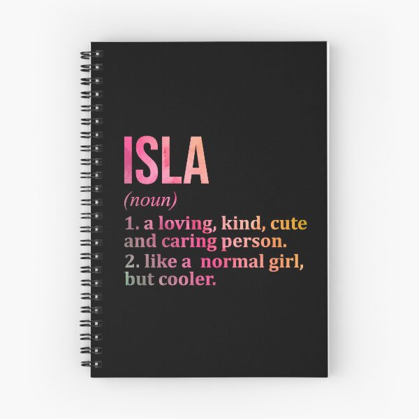 Item preview, Isla Name Definition in Watercolor designed and sold by XCIV.