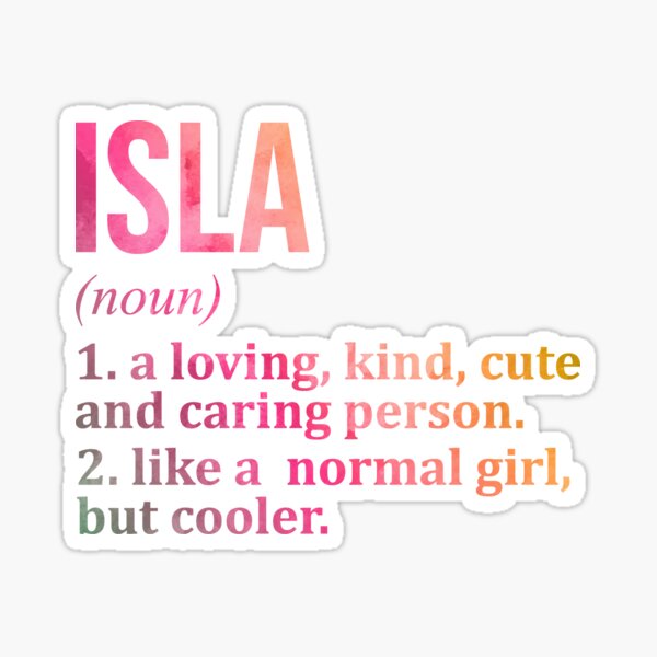 I'm Isla doing Isla Thing: Personalized Name Journal Lined Writing , cute  Cover for Girls and Women with Name Isla